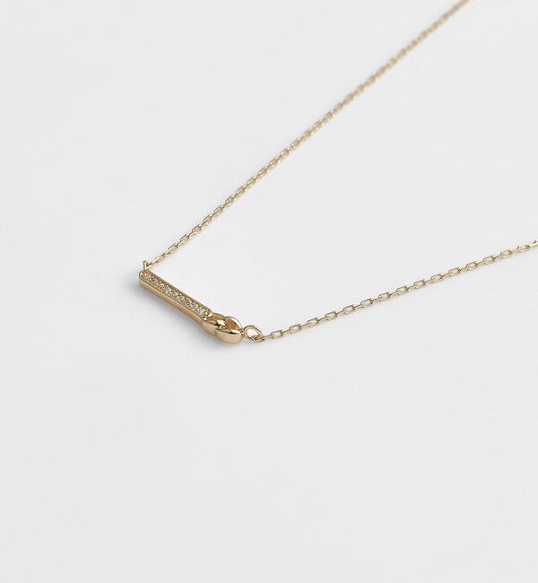 agete「K10ダイヤモンドネックレス（0.01ct）」|ネックレス|