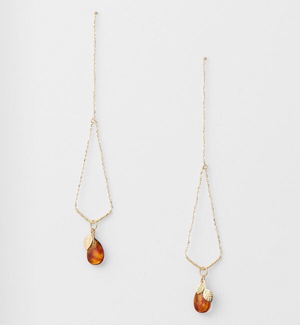 agete「K10ピアス」|ピアス|