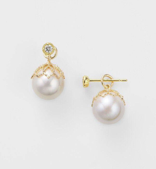 agete「K18ダイヤモンドピアス（0.04ct）」|ピアス|