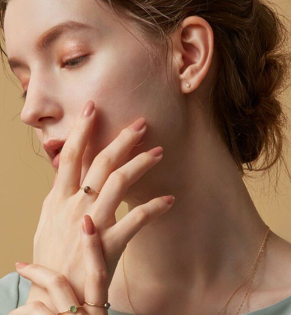 agete「K18ダイヤモンドピアス（0.04ct）」|ピアス|