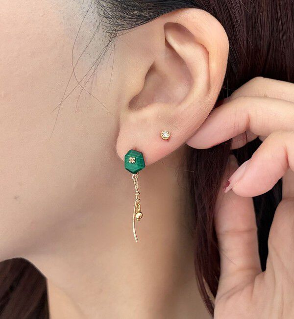 agete「K18ダイヤモンドピアス（0.04ct）」|ピアス|