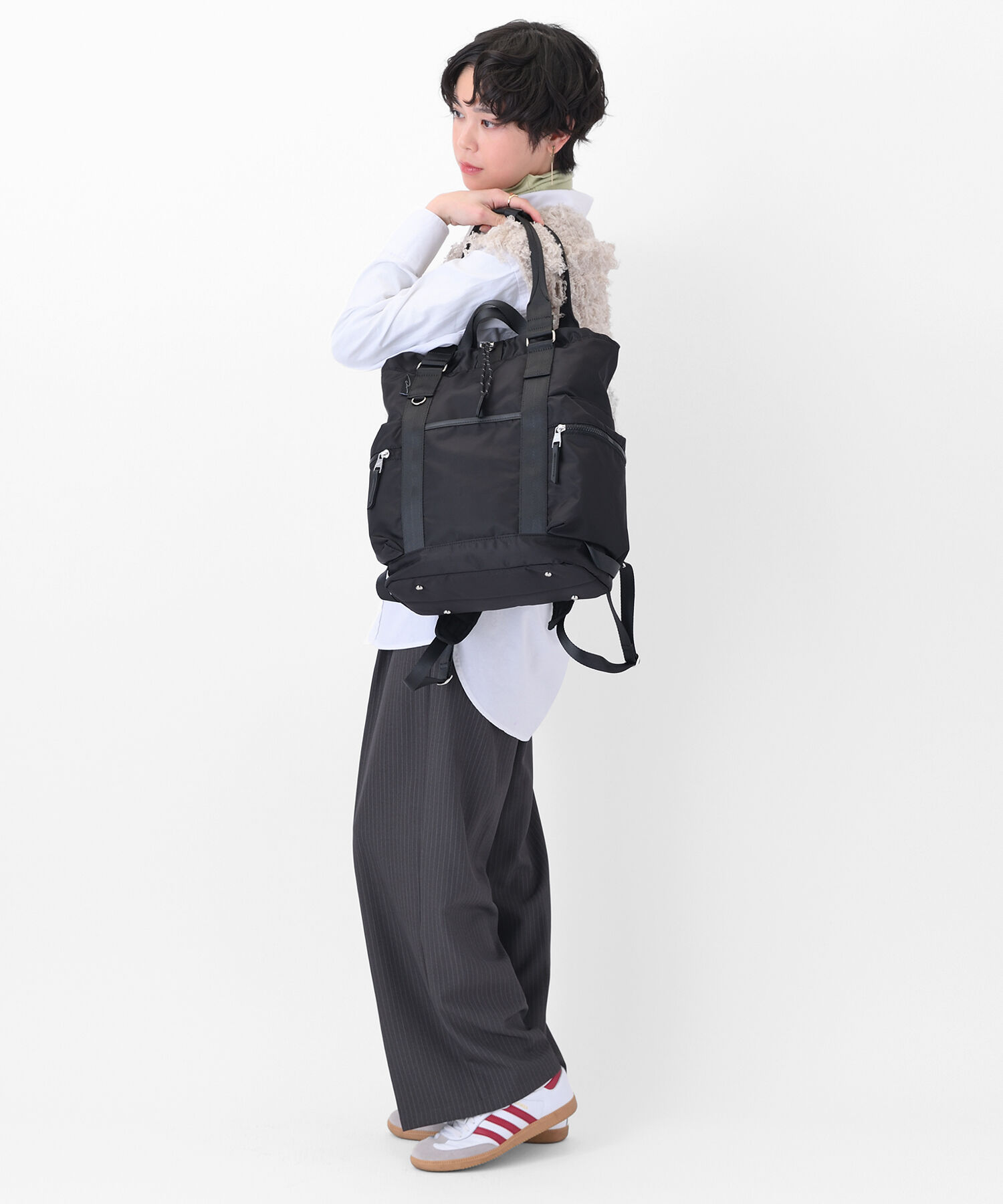 W&.Day/Night「W&.Day/Night アワイ 2WAY トート リュックサック A4サイズ 13.3インチPC収納 20501」|トートバッグ|
