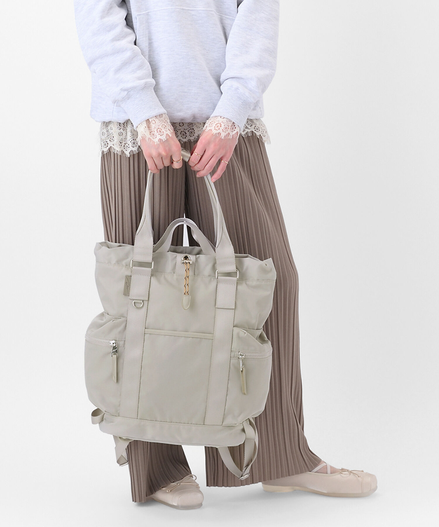 W&.Day/Night「W&.Day/Night アワイ 2WAY トート リュックサック A4サイズ 13.3インチPC収納 20501」|トートバッグ|