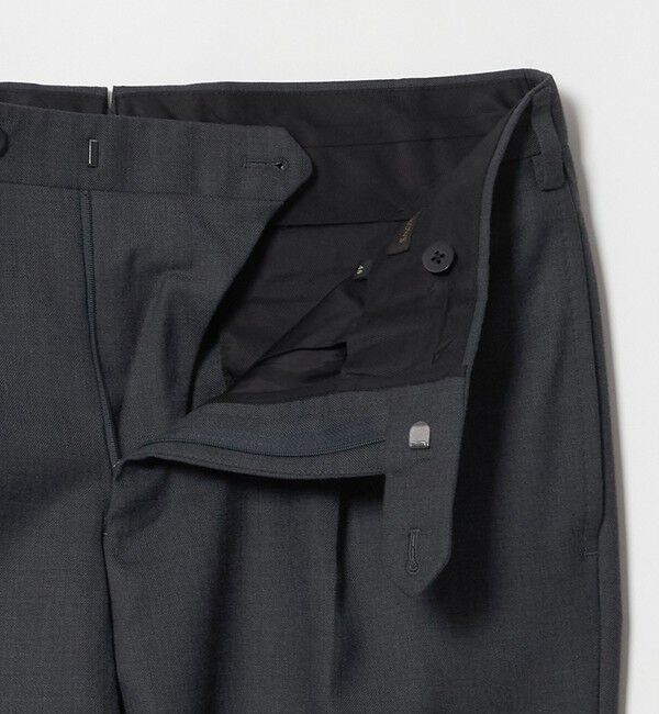 UNITED ARROWS「サージ クリース テーパード 1プリーツ スラックス」|スラックス|