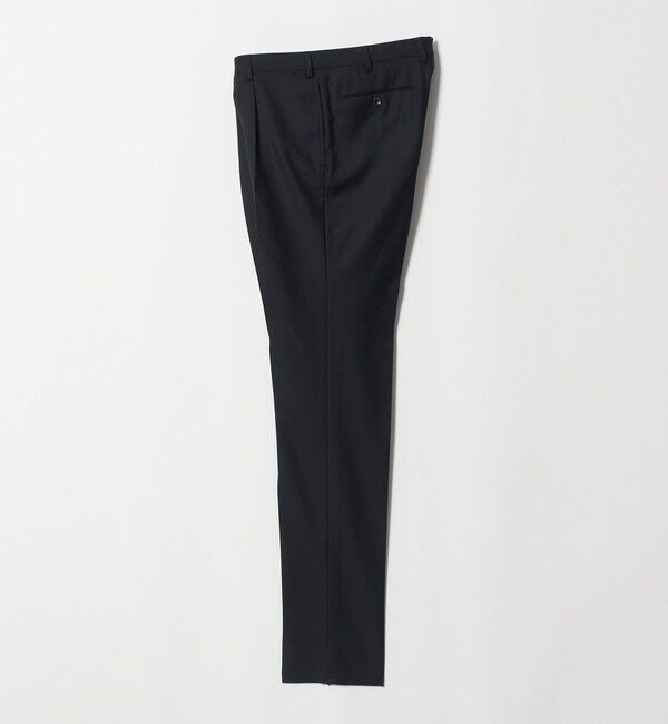 UNITED ARROWS「サージ クリース テーパード 1プリーツ スラックス」|スラックス|