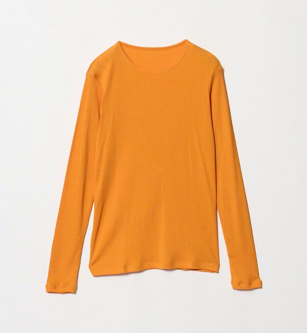 UNITED ARROWS「コットン テレコ クルーネック カットソー」|Tシャツ・カットソー|ORANGE