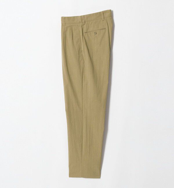 UNITED ARROWS「コットン/ナイロン ギャバピーチ ナチュラルトラウザーズ」|スラックス|