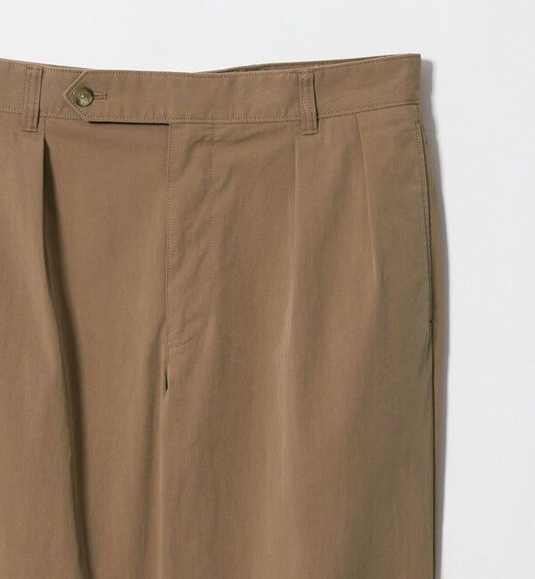 UNITED ARROWS「コットン/ナイロン ギャバピーチ ナチュラルトラウザーズ」|スラックス|