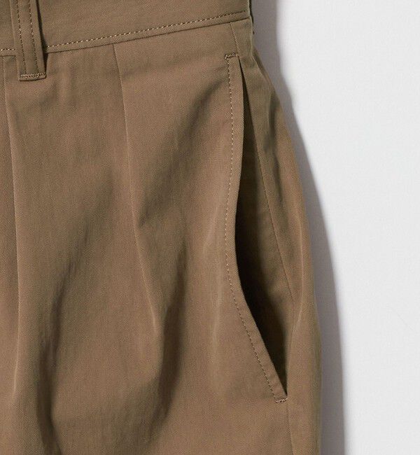UNITED ARROWS「コットン/ナイロン ギャバピーチ ナチュラルトラウザーズ」|スラックス|