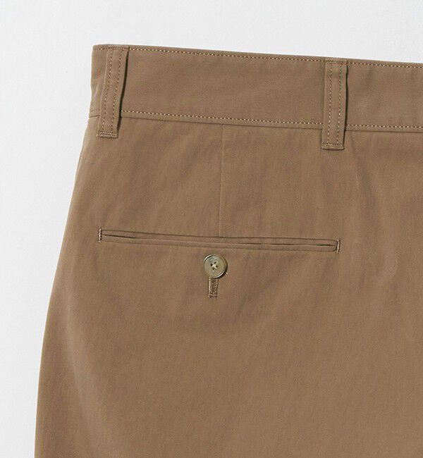 UNITED ARROWS「コットン/ナイロン ギャバピーチ ナチュラルトラウザーズ」|スラックス|