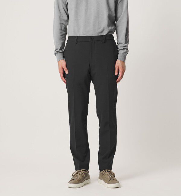 UNITED ARROWS「SPORTEX ノープリーツ テーパードパンツ UA COZY ウォッシャブル ２WAYストレッチ 撥水」|スラックス|