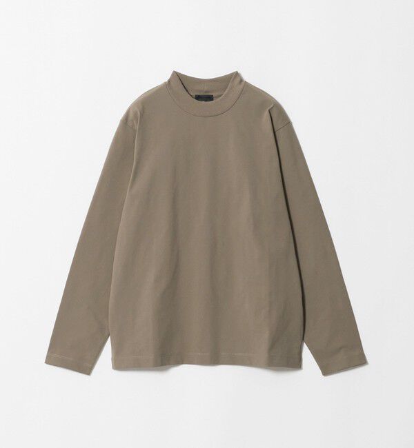 UNITED ARROWS green label relaxing「【WEB限定】JUST fit クリーン カノコ モックネック 長袖 Tシャツ -抗菌-」|Tシャツ・カットソー|MOCA