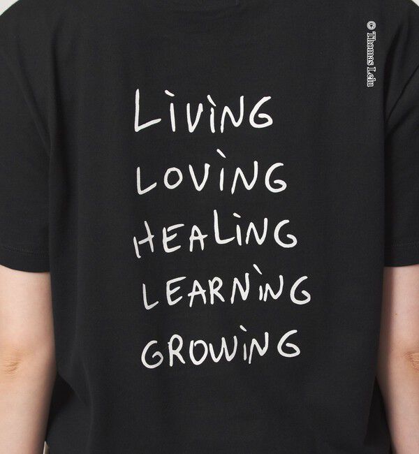UNITED ARROWS green label relaxing「【別注】＜Thomas Lelu＞サインアート 半袖 Tシャツ カットソー」|Tシャツ・カットソー|