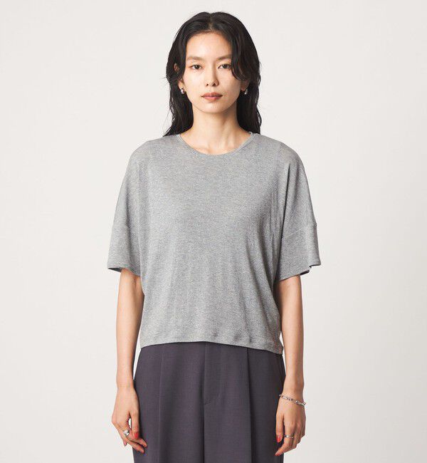 UNITED ARROWS green label relaxing「シャイニーラメ ショートスリーブ カットソー」|Tシャツ・カットソー|