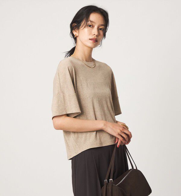 UNITED ARROWS green label relaxing「シャイニーラメ ショートスリーブ カットソー」|Tシャツ・カットソー|