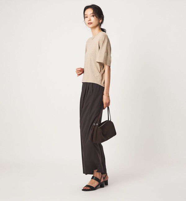 UNITED ARROWS green label relaxing「シャイニーラメ ショートスリーブ カットソー」|Tシャツ・カットソー|