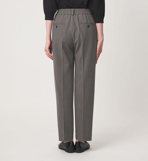 UNITED ARROWS green label relaxing「［size SHORT/TALLあり］ライト ダブルクロス テーパード パンツ」|スラックス|
