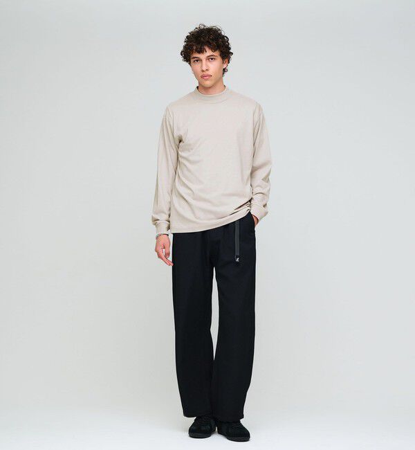 UNITED ARROWS green label relaxing「ロングファイバー クリア モックネック 長袖 Tシャツ カットソー」|Tシャツ・カットソー|