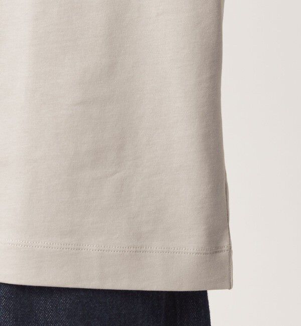 UNITED ARROWS green label relaxing「ロングファイバー クリア モックネック 長袖 Tシャツ カットソー」|Tシャツ・カットソー|