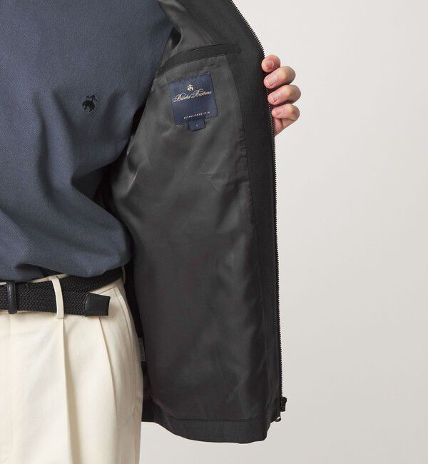 UNITED ARROWS green label relaxing「【別注】＜Brooks Brothers＞GLR TW ジップジャケット ブルゾン」|ブルゾン・スタジャン|