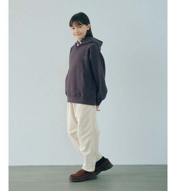 UNITED ARROWS green label relaxing「【スタメンシリーズ】ストレッチ ヘリンボーン カーブパンツ / キッズ 100cm-160cm」|チノ|