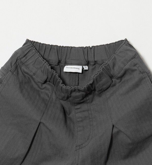 UNITED ARROWS green label relaxing「【スタメンシリーズ】ストレッチ ヘリンボーン カーブパンツ / キッズ 100cm-160cm」|チノ|