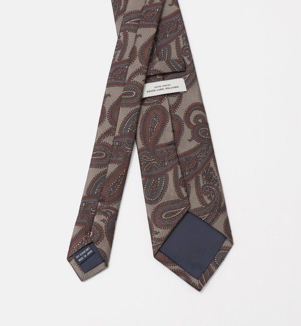 UNITED ARROWS green label relaxing「GLR JAPAN FUJI 8.0cm ペイズリー1 ネクタイ」|ネクタイ・蝶ネクタイ|