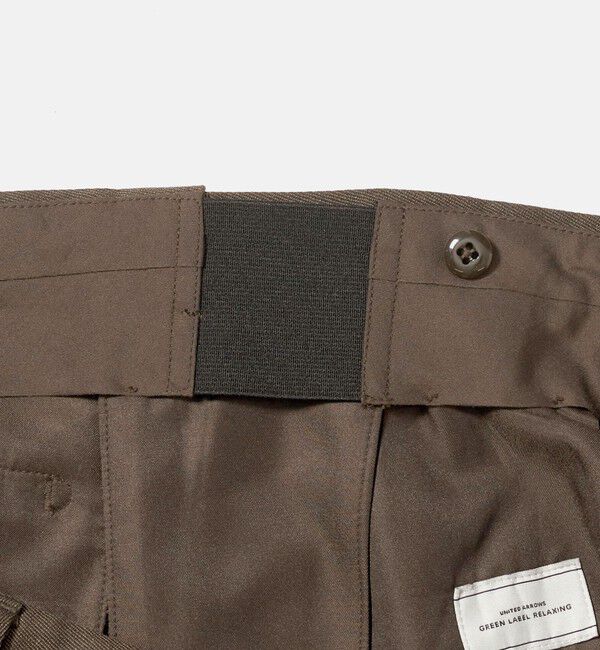 UNITED ARROWS green label relaxing「TWPU ツイル スタンダード アジャスター スラックス」|スラックス|