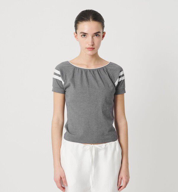 ATTISESSION「＜ATTISESSION＞ライン ショートスリーブ Tシャツ」|Tシャツ・カットソー|
