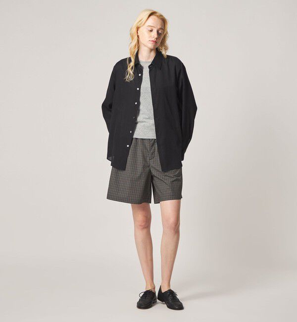 STEVEN ALAN「＜Steven Alan＞ドビー サテン シャツ」|シャツ・ブラウス|