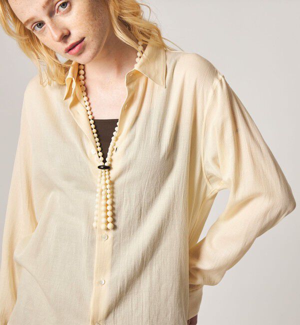 STEVEN ALAN「＜Steven Alan＞ドビー サテン シャツ」|シャツ・ブラウス|