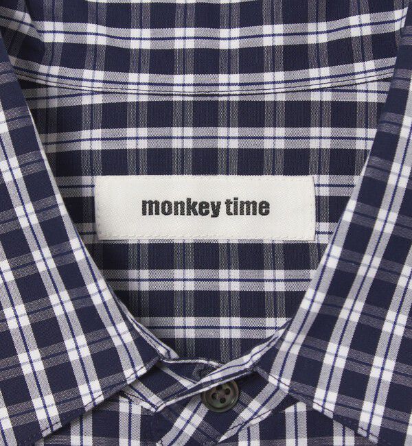 MONKEY TIME「コットン クロップド シャツ」|シャツ・ブラウス|