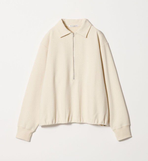 BEAUTY&YOUTH UNITED ARROWS「【WEB限定 Wardrobe DAILY MINIMAL】ダンボールジャージー ハーフジッププルオーバー」|Tシャツ・カットソー|