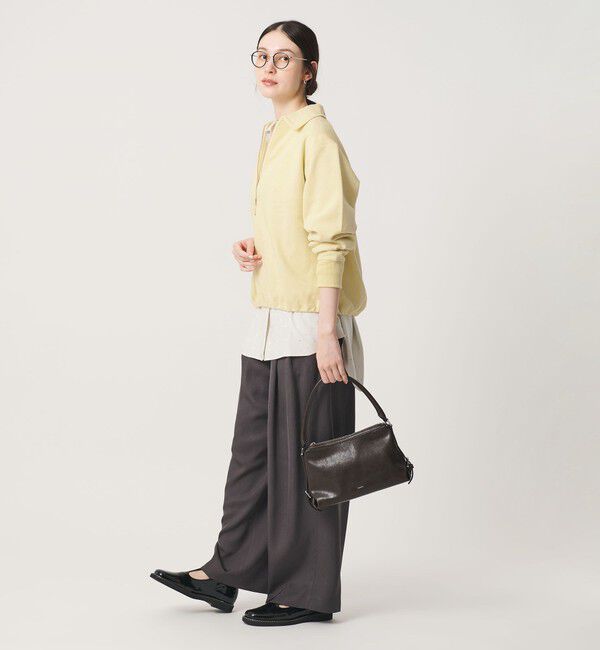 BEAUTY&YOUTH UNITED ARROWS「【WEB限定 Wardrobe DAILY MINIMAL】ダンボールジャージー ハーフジッププルオーバー」|Tシャツ・カットソー|