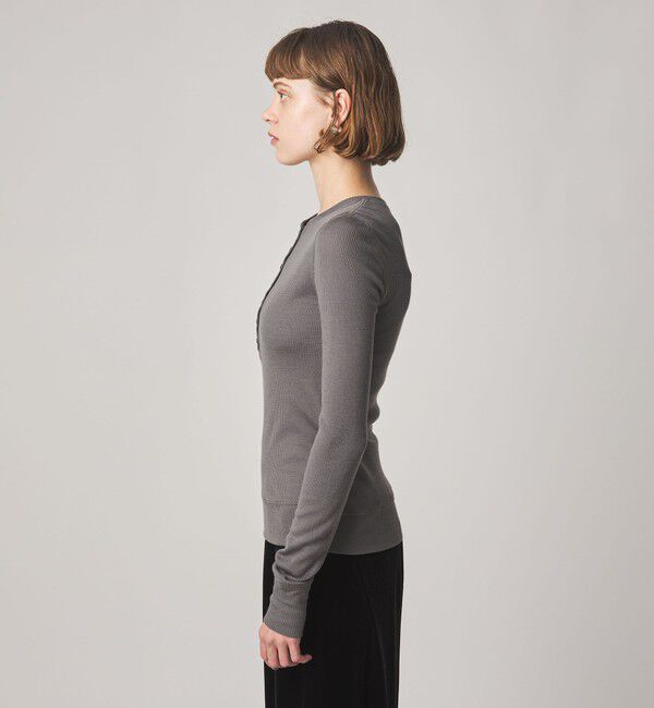 STEVEN ALAN「＜Steven Alan＞ウール リブ ヘンリー プルオーバー」|Tシャツ・カットソー|