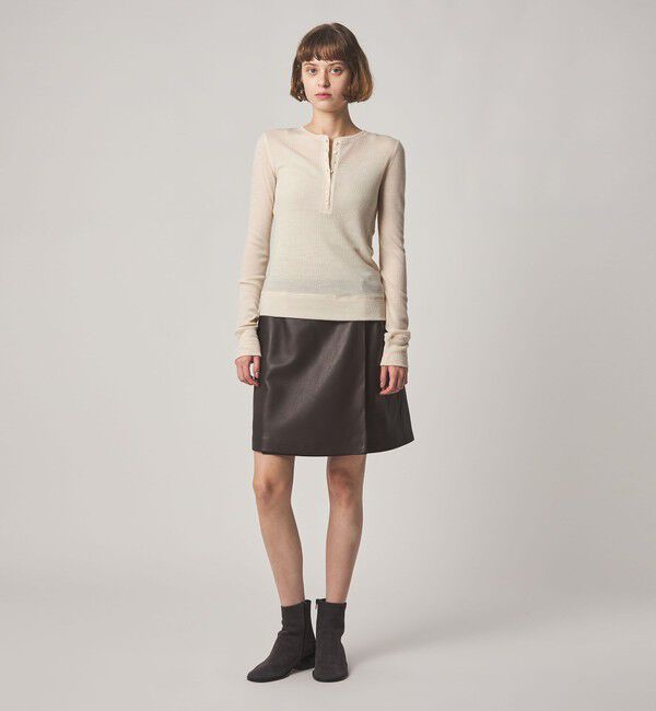 STEVEN ALAN「＜Steven Alan＞ウール リブ ヘンリー プルオーバー」|Tシャツ・カットソー|