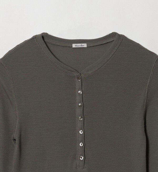 STEVEN ALAN「＜Steven Alan＞ウール リブ ヘンリー プルオーバー」|Tシャツ・カットソー|
