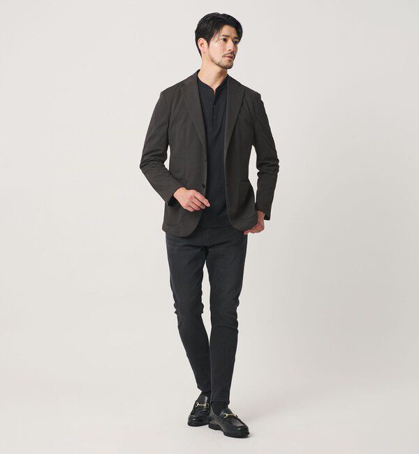 BEAUTY&YOUTH UNITED ARROWS「【WEB限定 WARDROBE SMART】エアリーピケ ジャージ 2B ジャケット」|テーラードジャケット|