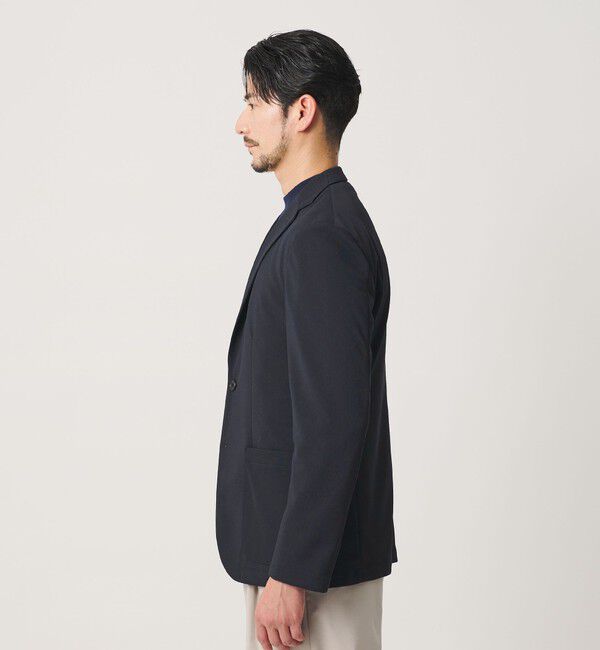 BEAUTY&YOUTH UNITED ARROWS「【WEB限定 WARDROBE SMART】エアリーピケ ジャージ 2B ジャケット」|テーラードジャケット|