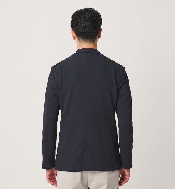 BEAUTY&YOUTH UNITED ARROWS「【WEB限定 WARDROBE SMART】エアリーピケ ジャージ 2B ジャケット」|テーラードジャケット|