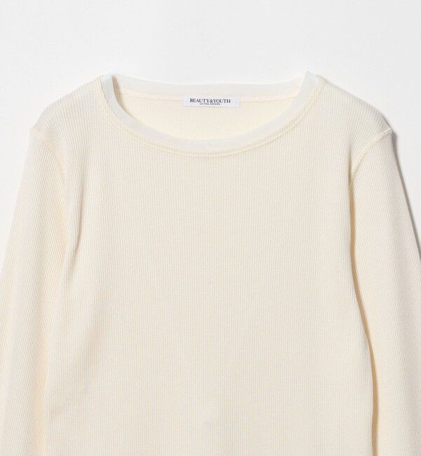 BEAUTY&YOUTH UNITED ARROWS「ポリエステルコットン テレコ チュール ドッキングプルオーバー」|Tシャツ・カットソー|