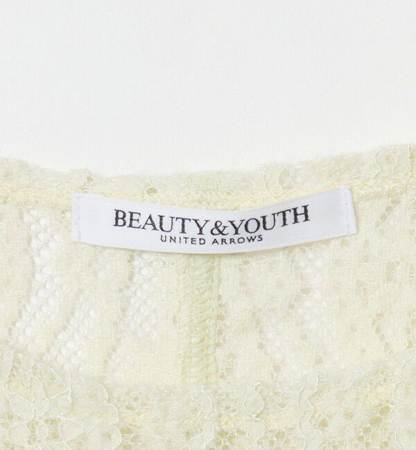 BEAUTY&YOUTH UNITED ARROWS「ブラッシュド レース プルオーバー ウォッシャブル」|Tシャツ・カットソー|