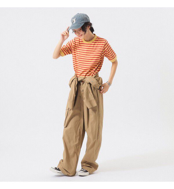 BEAMSBOY「ボーダー バインダー ショートスリーブ Tシャツ」|Tシャツ・カットソー|