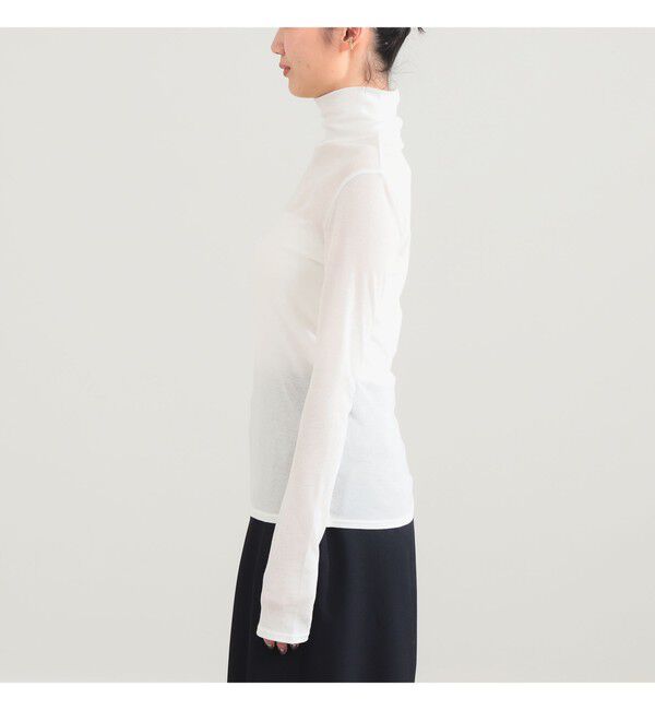 Demi-Luxe BEAMS 「強撚 フライス タートルネック プルオーバー」|Tシャツ・カットソー|