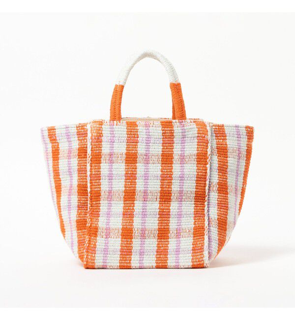 Ray BEAMS 「【別注】Lilas Campbell / チェック ジャカード トートバッグ」|トートバッグ|