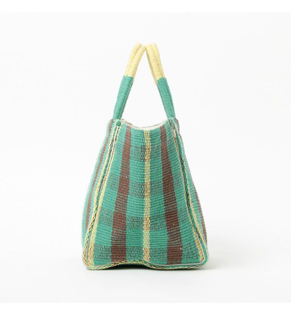 Ray BEAMS 「【別注】Lilas Campbell / チェック ジャカード トートバッグ」|トートバッグ|