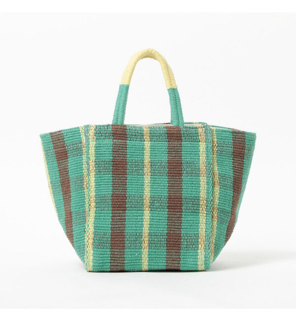 Ray BEAMS 「【別注】Lilas Campbell / チェック ジャカード トートバッグ」|トートバッグ|