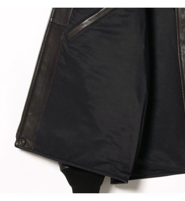 BEAMS PLUS「MIL Flight Jacket Leather」|ブルゾン・スタジャン|