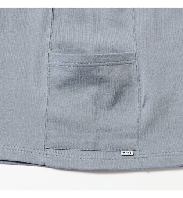BEAMS「サイドポケット Tシャツ【ワイドフィット】」|Tシャツ・カットソー|
