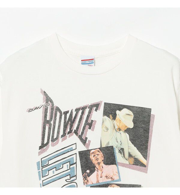 BEAMS「【別注】JUNK FOOD / DAVID BOWIE LETS DANCE FLEA MARKET TEE」|Tシャツ・カットソー|